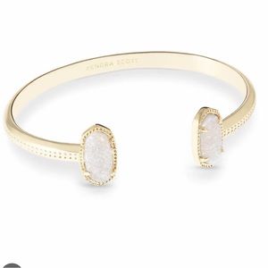 Kendra Scott Cuff Bracelet Elton Pinch Bracelet. With bold Iridescent